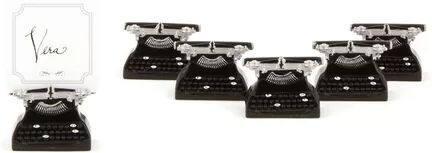 Weddingstar Typewriter Place Card Holder (Set of 2) Weddingstar 10cm H X 3cm W X 3cm D