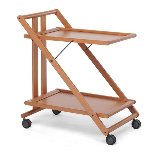 Foppapedretti Sprint Serving Cart Foppapedretti Frame Colour: Walnut  - Size: Large