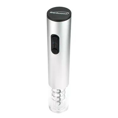 Brentwood Appliances Brentwood Portable Electric Wine Bottle Opener in Silver, Beige Over