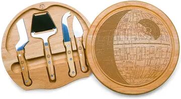 Picnic Time Star Wars Death Star Cheese Board & Tool Set by Picnic Time, Brown, 5 Pc