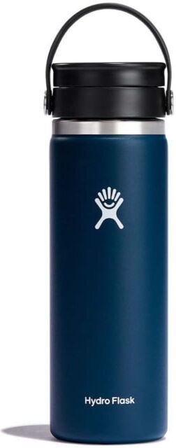 Photos - Other goods for tourism Hydro Flask 20 oz. Wide Mouth Bottle w/Flex Sip Lid, Indigo, 20 oz, W20BCX 