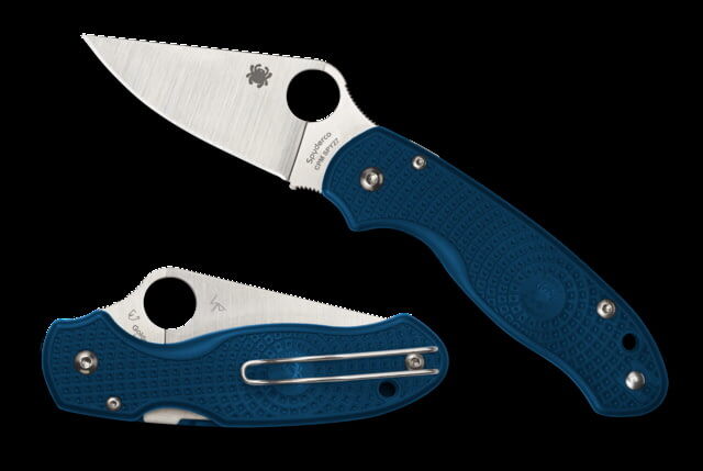 Photos - Knife / Multitool Spyderco Para 3 CPM SPY27 Folding Knife, 2.92in, FRN, Blue, C223PCBL 