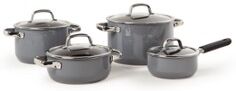 WMF FusionTec Mineral Platinum Topf-Set 4-teilig Grau n/a