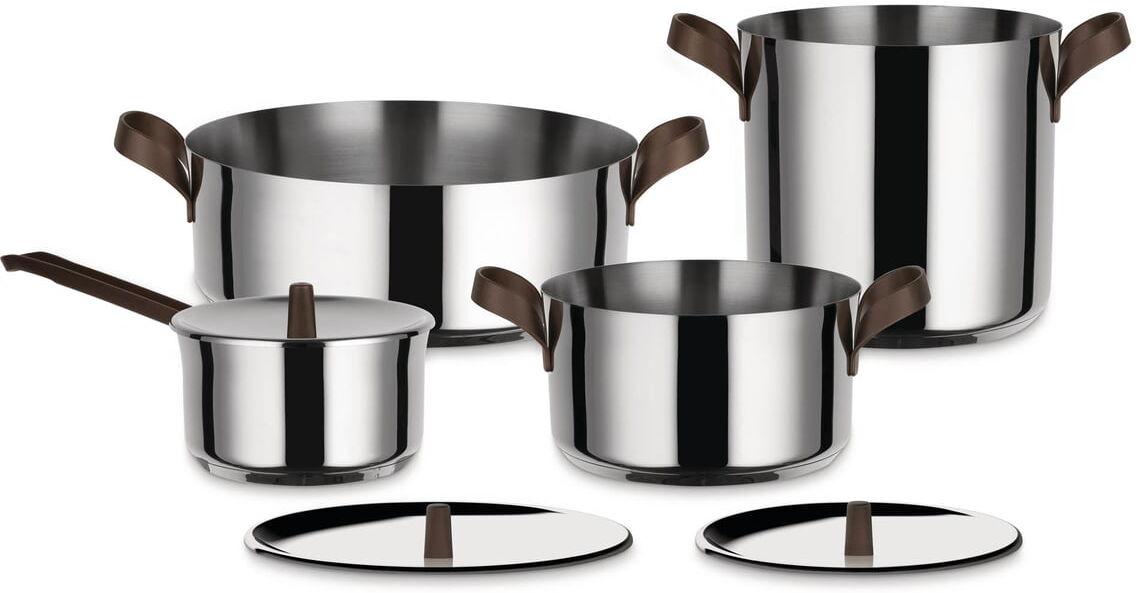 Alessi - Edo Topfset, Edelstahl (7 tlg.)