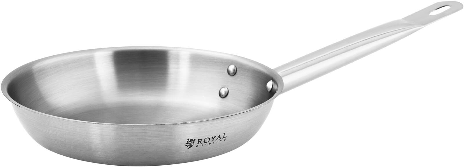 Royal Catering Poêle inox - Ø 20 cm RCFP-200A