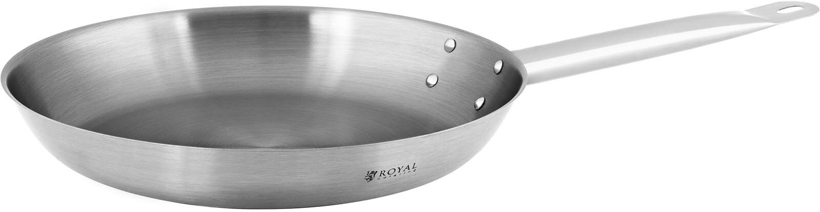 Royal Catering Poêle inox - Ø 30 cm RCFP-300A