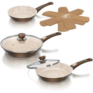 Genius Pfannen-Set Cerafit Granit-Grand-Edition, 7-teilig