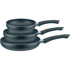 Elo Pfannen-Set »Ducto«, Aluminium, (Set, 3 tlg., je 1 Pfanne Ø 20/24/28 cm,... schwarz