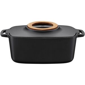 Fiskars Schmortopf »Norden Topf oval, 5l«, Gusseisen, (1 tlg.) schwarz