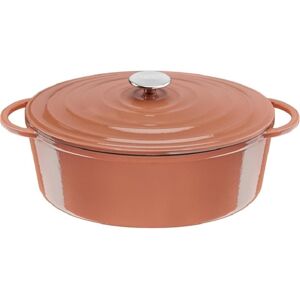 Bräter »Tefal LOV Bräter 34 cm terracotta«, Eisen natur