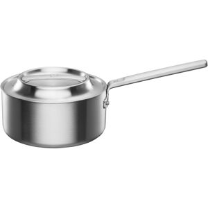 Fiskars Sauteuse »Norden Steel Stieltopf, 2.5l, unbeschichtet«, Edelstahl silberfarben