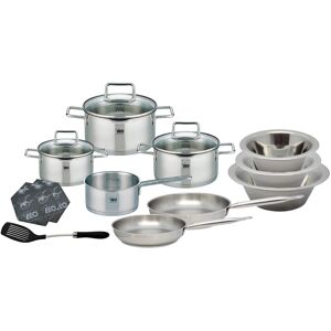 Elo Topf-Set »Smart Steam«, Edelstahl 18/10, (Set, 12 tlg., Fleischtopf... edelstahlfarben Größe