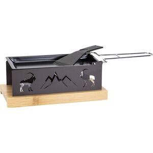 Kadastar Raclette »2go Holz Steinbock«, - W grau/hellbraun Größe