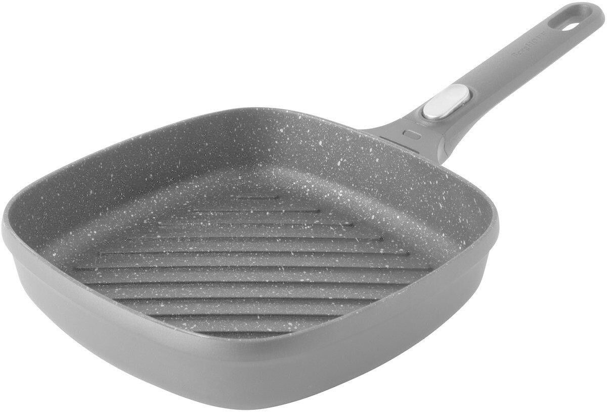 BergHOFF Grillpfanne »Gem Line 24 cm«, Aluminium schwarz