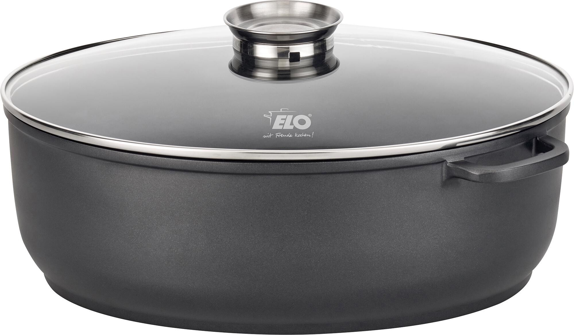 Elo Bräter »Alucast«, Aluminiumguss, (1 tlg.), 7 Liter, oval, Induktion schwarz