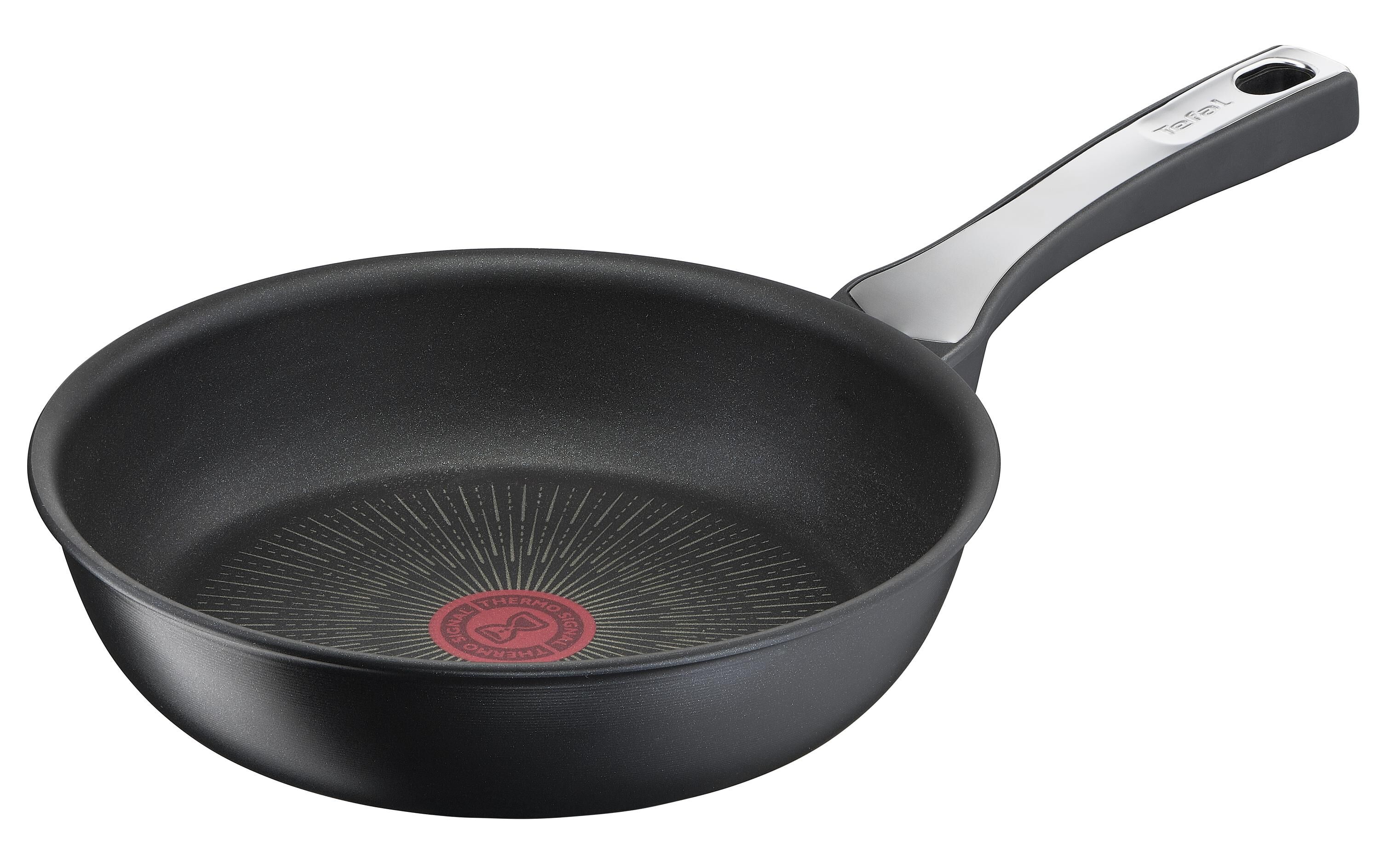 Tefal Bratpfanne »Unlimited On 24 cm«, Aluminium schwarz