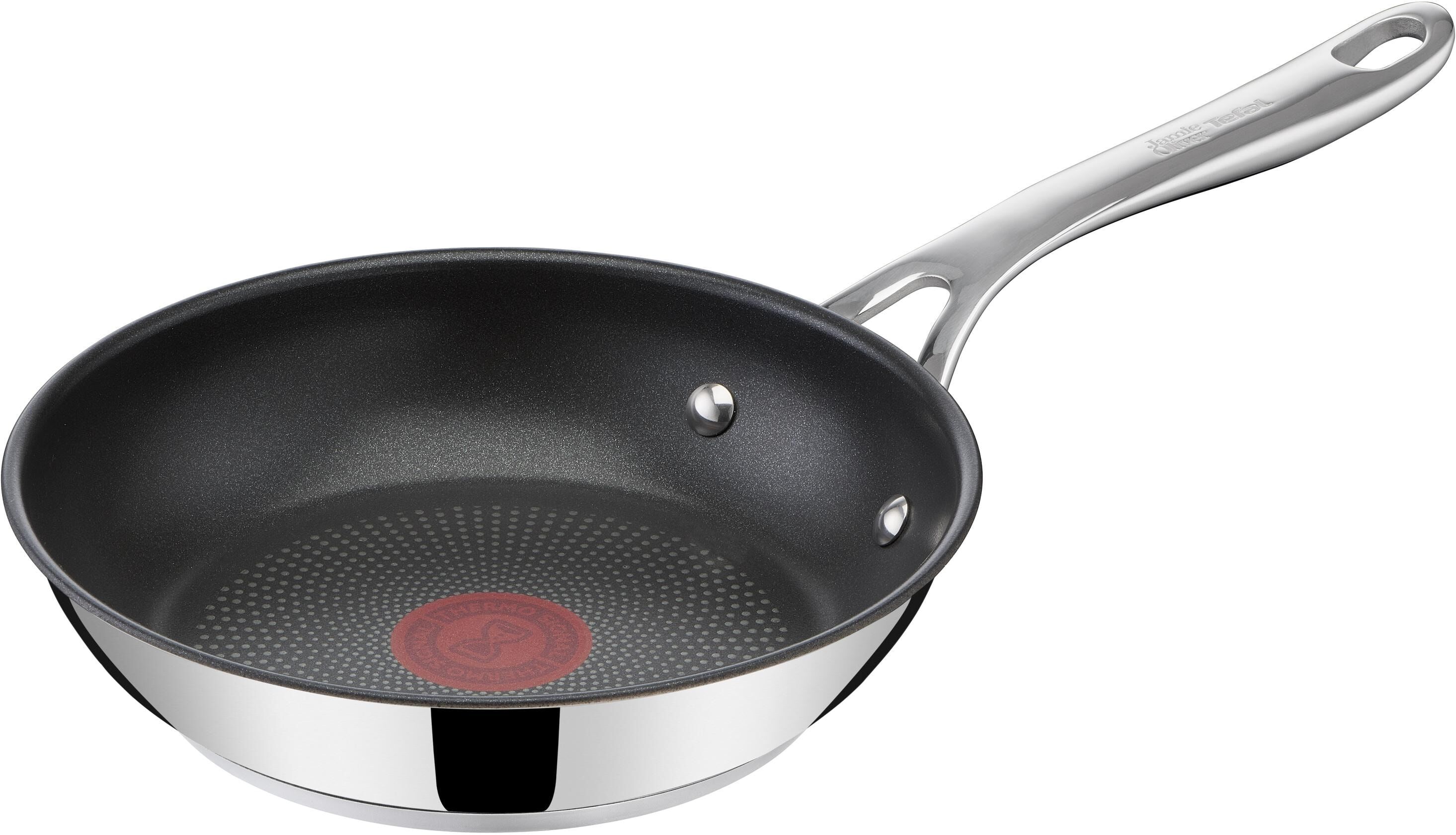 Tefal Bratpfanne »Cooks Direct 24 cm«, Edelstahl silberfarben