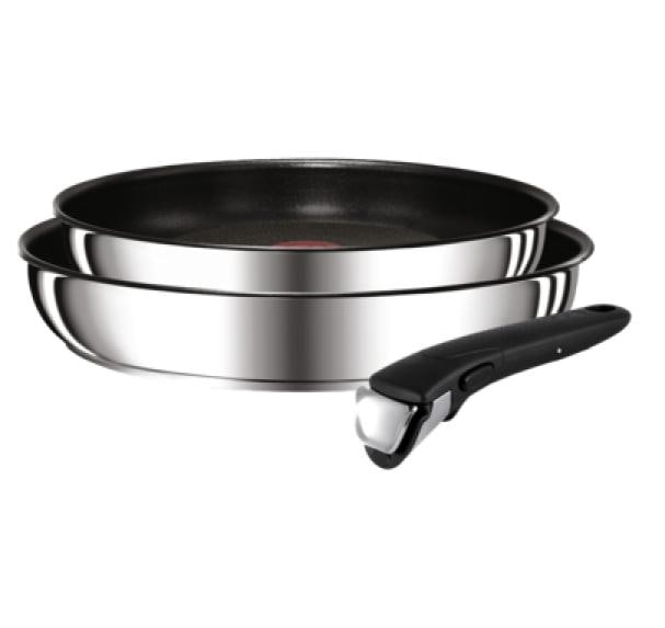 Tefal Pfannen-Set »Ingenio Preference, 24 cm/28 cm« (2tlg.)« silberfarben Größe