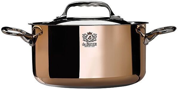 DE BUYER Kochtopf "Prima Matera" 16cm 1,8l (Kupfer) braun   6242.16