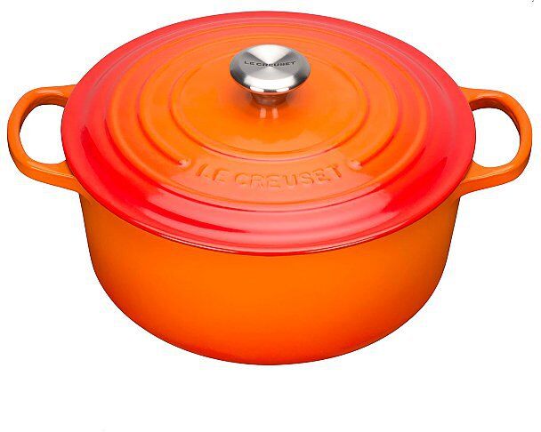 LE CREUSET Bräter rund 22cm "Signature" 3,3L (Ofenrot) orange   21177220902430