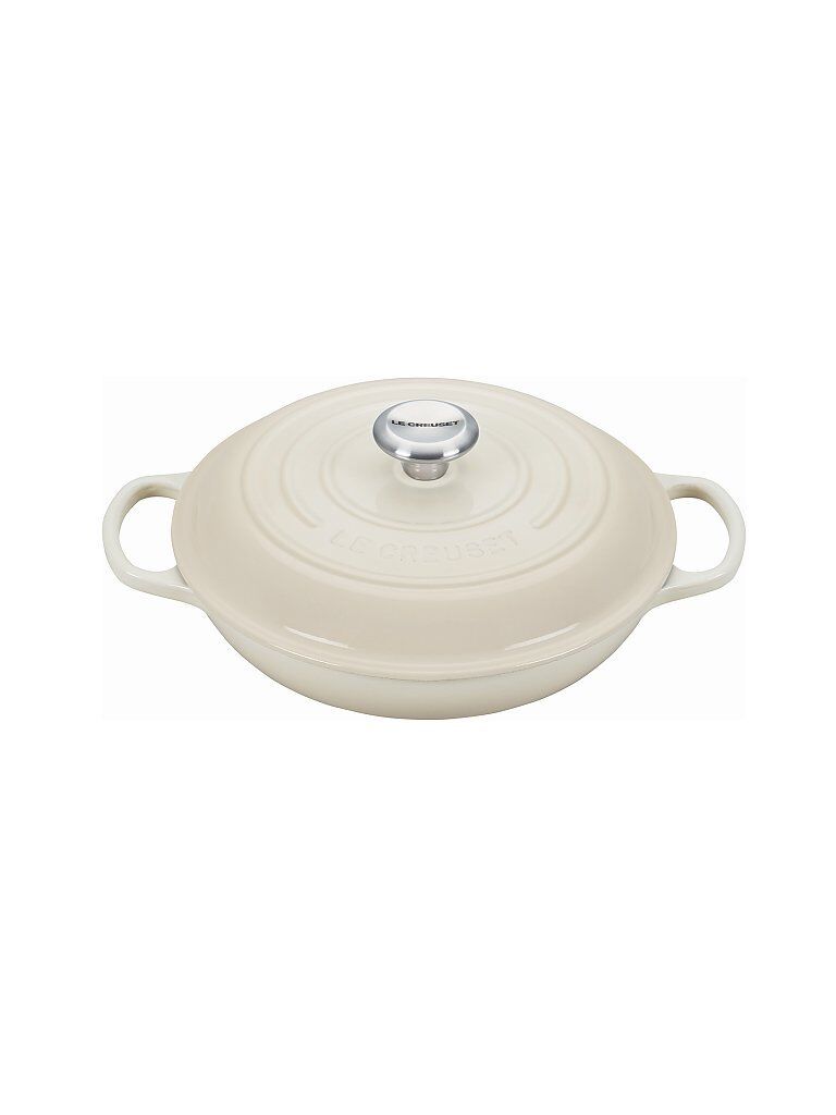 LE CREUSET Gourmet-Profitopf Signature 30cm/3,2l Meringue creme   21180307164430