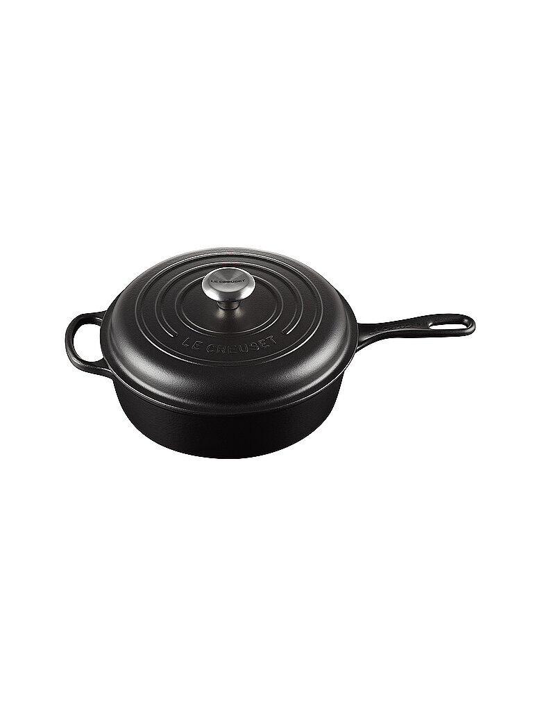 LE CREUSET Stieltopf Cassadou 26cm Schwarz schwarz   21079260000430