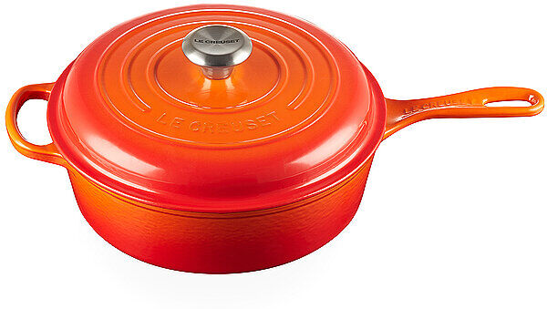 LE CREUSET Stieltopf Cassadou 26cm Ofenrot orange   21079260902430