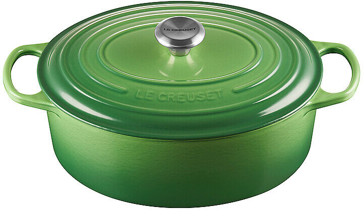 LE CREUSET Bräter oval Signature 31cm Bamboo Green grün   21178314082430