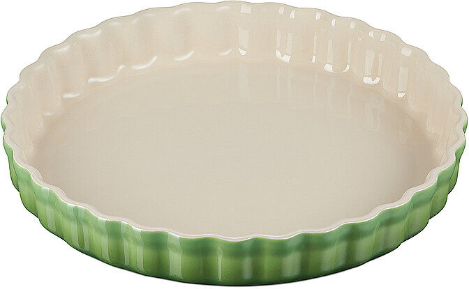 LE CREUSET Tarteform Poterie 28cm Bamboo Green grün   71120284080001