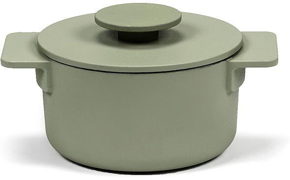 SERAX Kochtopf "Surface - Enamel Cast Iron" 15cm/1l (Camogreen) grün   B8718100G