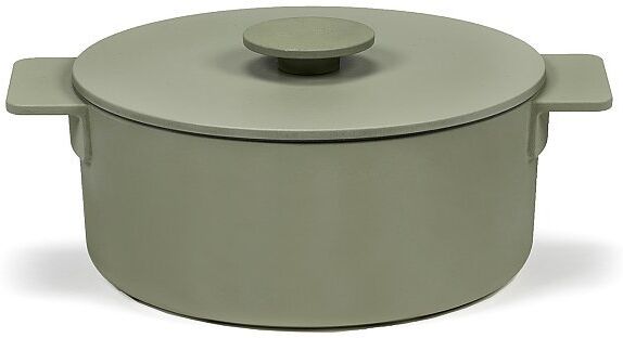 SERAX Kochtopf "Surface - Enamel Cast Iron" 23cm/3l (Camogreen) grün   B8718102G