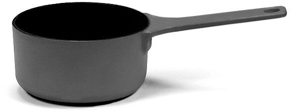 SERAX Stielkasserolle "Surface - Enamel Cast Iron" 12cm/0,5l (Schwarz) schwarz   B8718108B