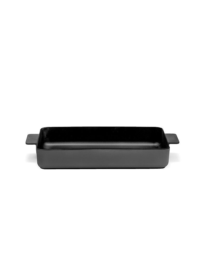SERAX Ofenpfanne "Surface - Enamel Cast Iron" 38x25cm (Schwarz) schwarz   B8718112B