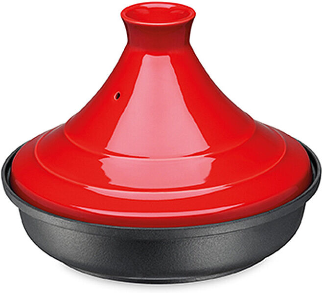 SPRING Tajine Escale 28cm/2l Schwarz/Rot rot   12 1538 56 28