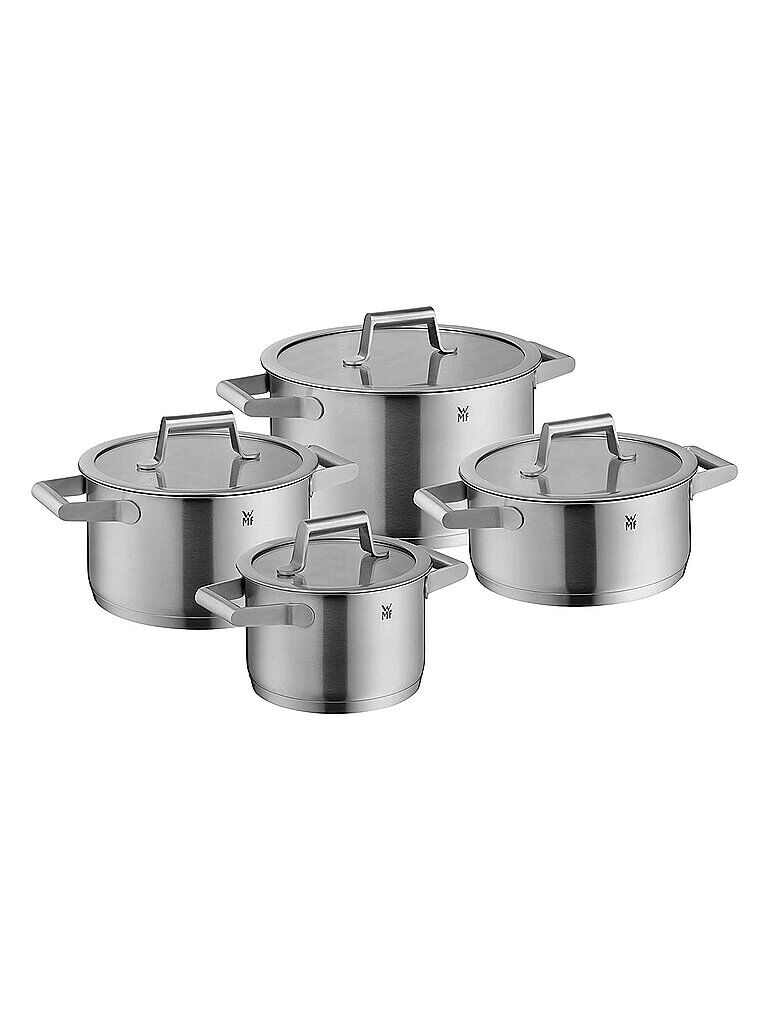 WMF Kochgeschirr Topf Set 4 tlg Comfort Line Cromargan silber   07 3204 6040