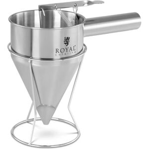 Royal Catering Fülltrichter - 1,2 L - Edelstahl - Dosieröffnung: 8 mm RCSD-12