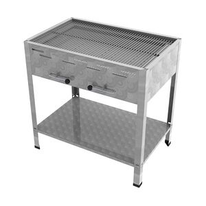 ChattenGlut Professional 4er Holzkohle Bräter Standgerät Grill mit Rost 810X530x800mm