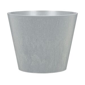 Scheurich Pflanzgefäß Purista Ø 30 x 24,2 cm silber grau-concrete