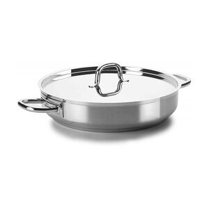 Lacor – 54650S – Paella-Pfanne ohne Deckel 50 Ø cm Chef Luxe Inox