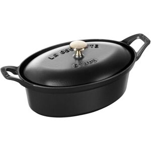 Staub Oval La Coquette - Black - 23cm