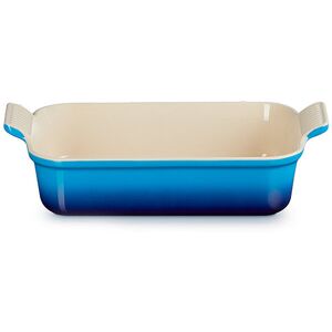 Le Creuset Rechteckige Auflaufform Tradition Aus Steinzeug 26x19cm Azure Blau   71102262200001