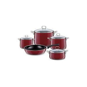 Riess Kochgeschirr-Set 5-Tlg. (Rosso) Dunkelrot   0558-008