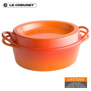 Le Creuset Bräter Doufeu Oval 32 cm Ofenrot