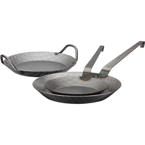 Pfannen-Set GSW Pfannen Gr. Ø 28 cm, grau Pfannensets Induktion