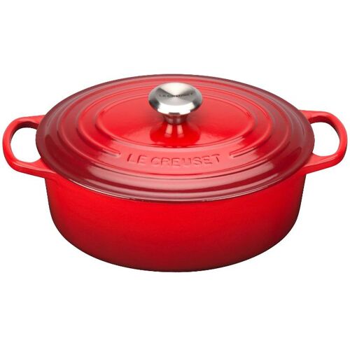 Le Creuset 'Bräter Signature oval' Bräter oval kirschrot 27 cm / 4,1 L