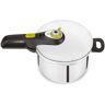 Schnellkochtopf TEFAL "P25307 Secure 5 Neo" Töpfe Gr. 6 l + Ø 22 cm + Höhe 25,4 cm, silberfarben Schnellkochtöpfe Dampfkochtopf aus Edelstahl, 6 L, 5-fach Sicherheitssystem, Induktion