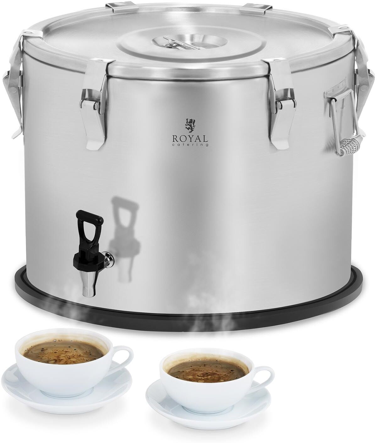 Royal Catering Thermobehälter - Edelstahl - 50 L - mit Ablasshahn 10010285