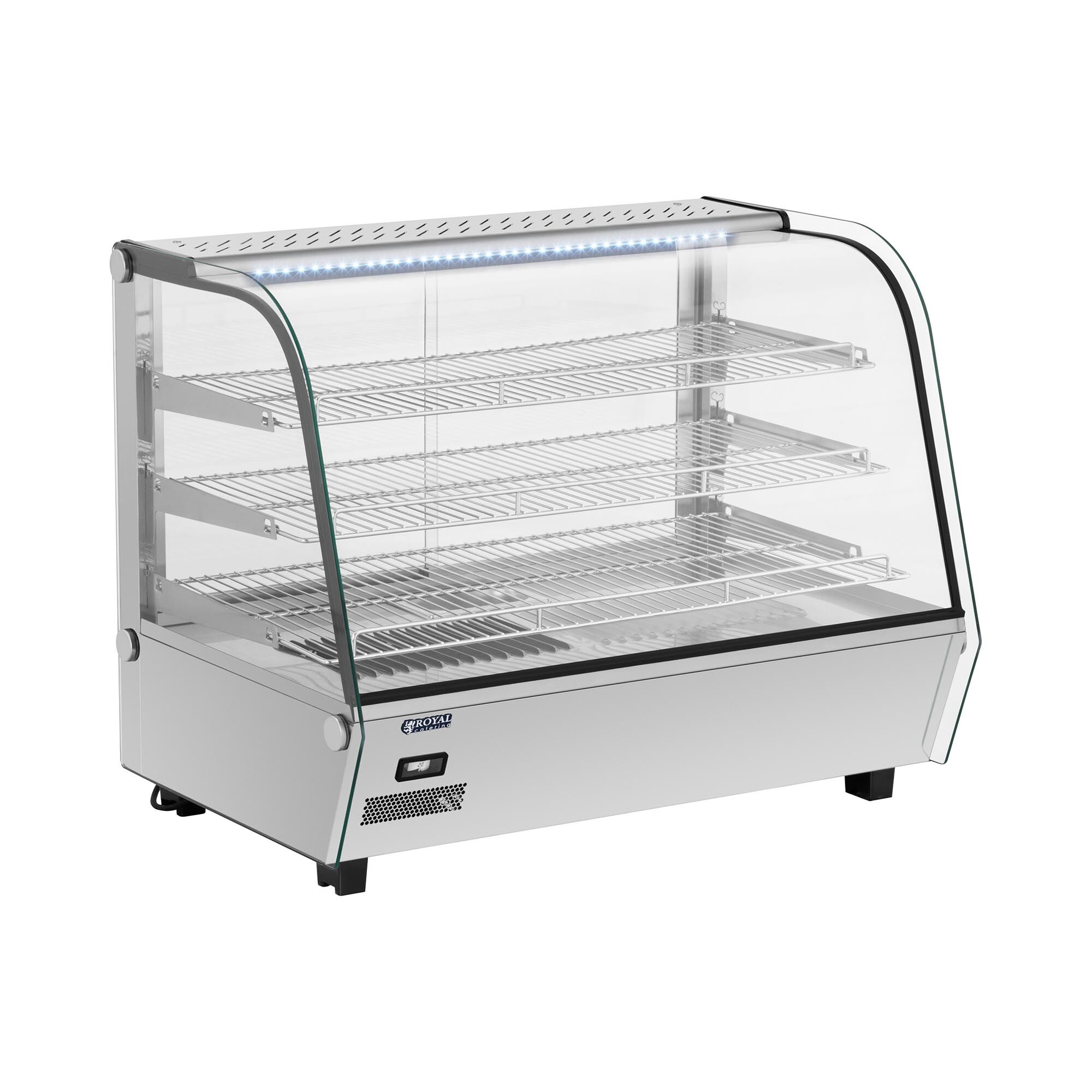 Royal Catering Heiße Theke - 160 L - 1.500 W - Beleuchtung 10011905