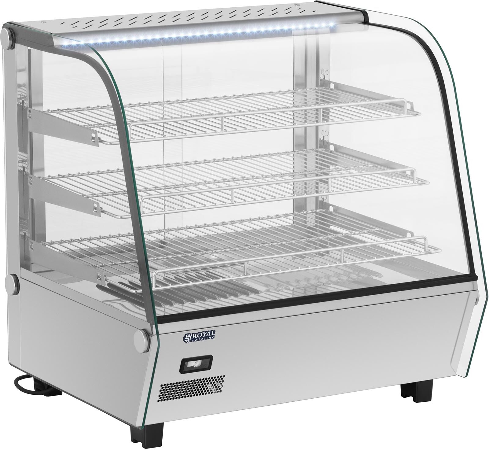 Royal Catering Heiße Theke - 120 L - 1.100 W - Beleuchtung 10011906