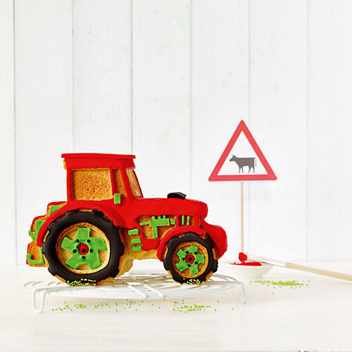 Birkmann 3D-Vollbackform Kalle der Traktor grün